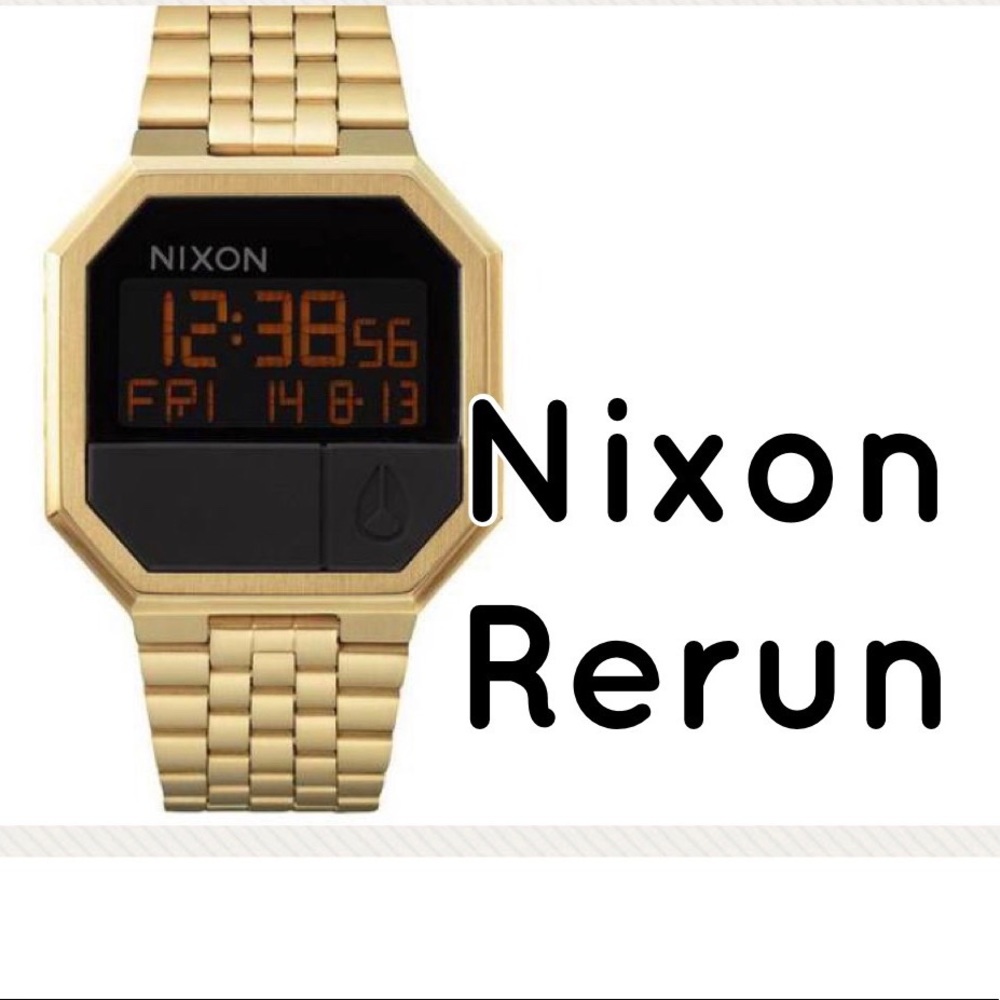 SOLD. Two Gold Nixon’s- Rerun & Kensington